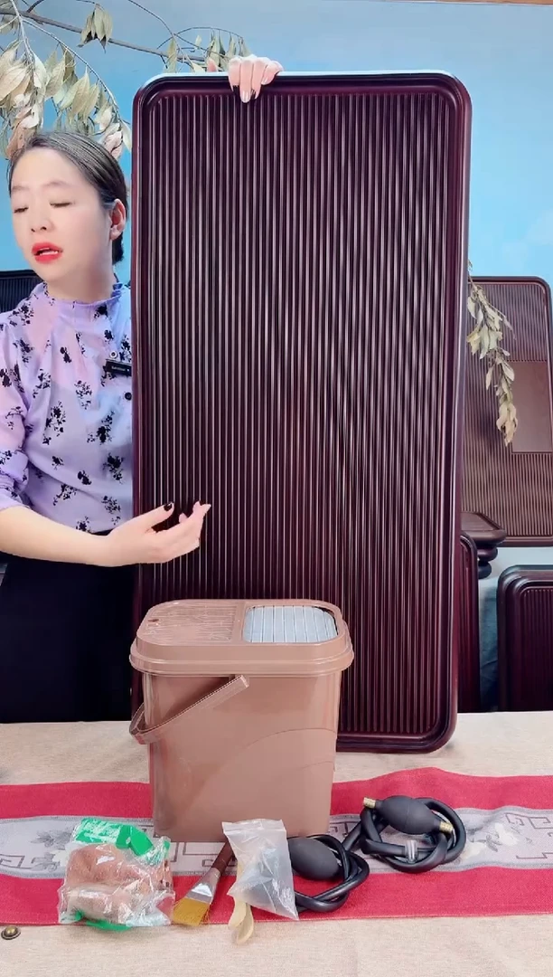 和**宁千川红色款式茶盘100*50*5