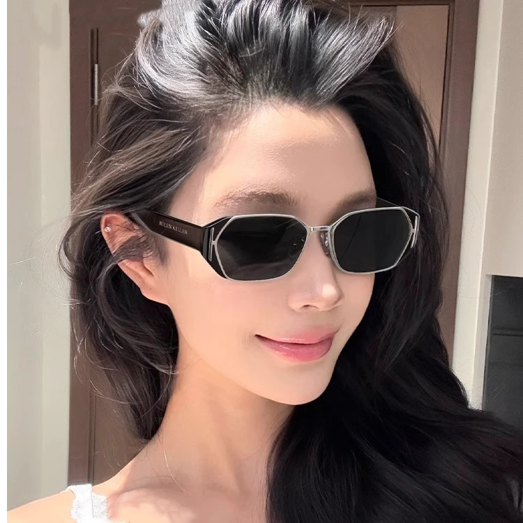 新款猫眼墨镜女款太阳镜防紫外线户外眼镜网红女士网红款墨镜女