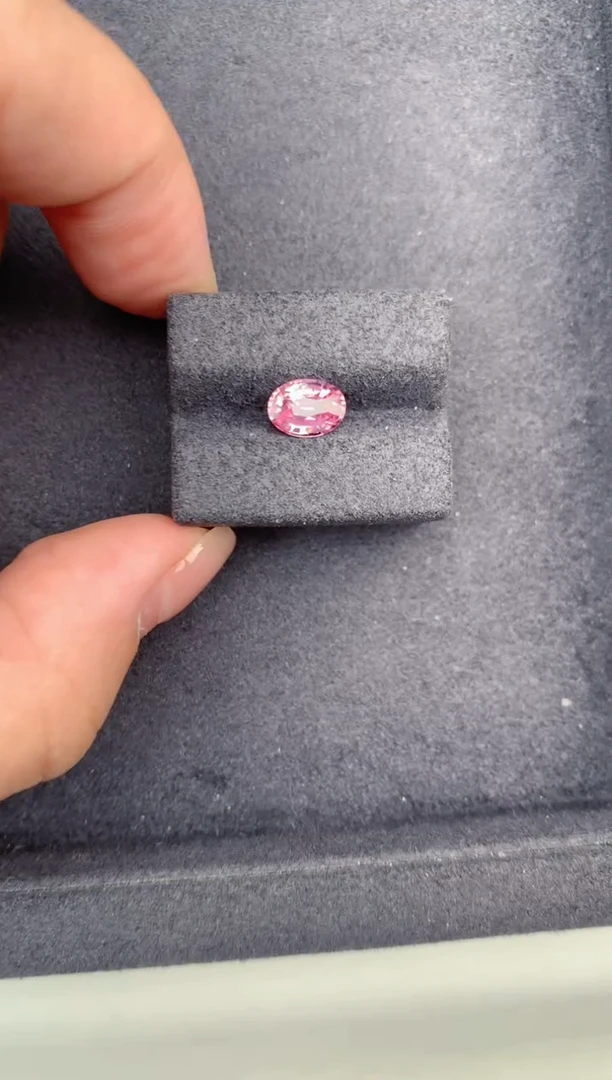 裸石彩色蓝宝石1ct帕帕拉恰 GF 定制