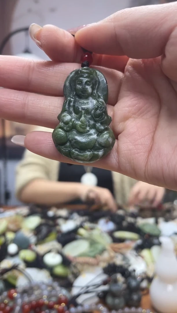 未镶嵌岫玉吊坠·1