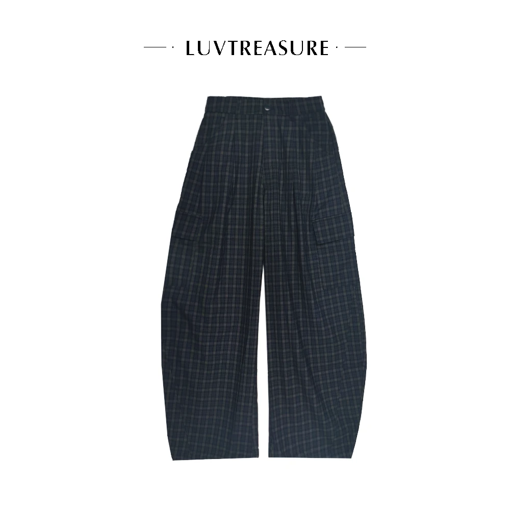 LTS早秋复古格子裤3512