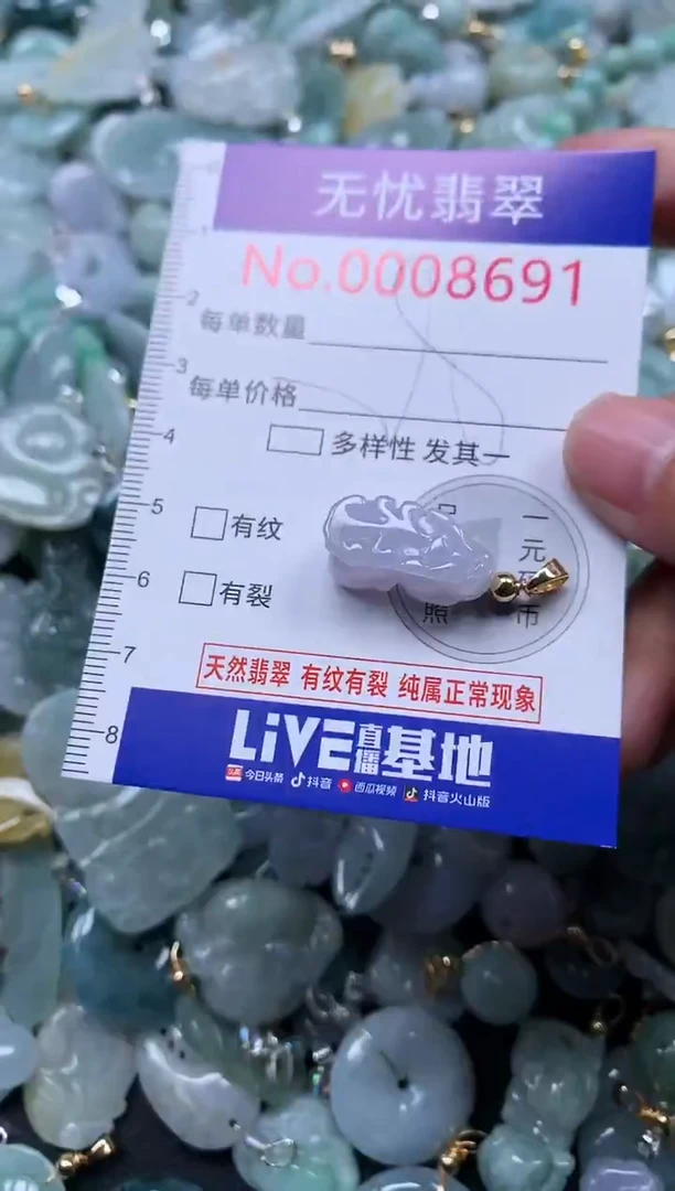 颈饰未镶嵌翡翠8691