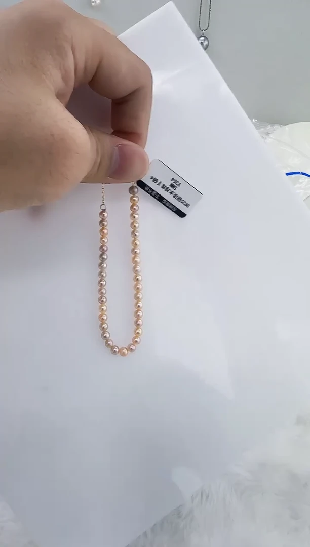 未镶嵌淡水珍珠DA珍珠手链 y354
