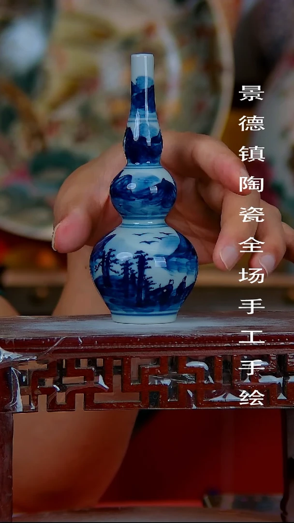 摆件景德镇陶瓷 全场手工手绘