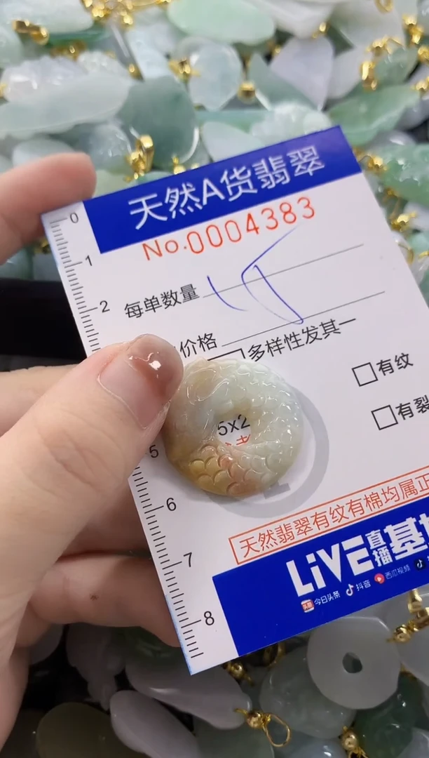 颈饰未镶嵌翡翠天然A货翡翠