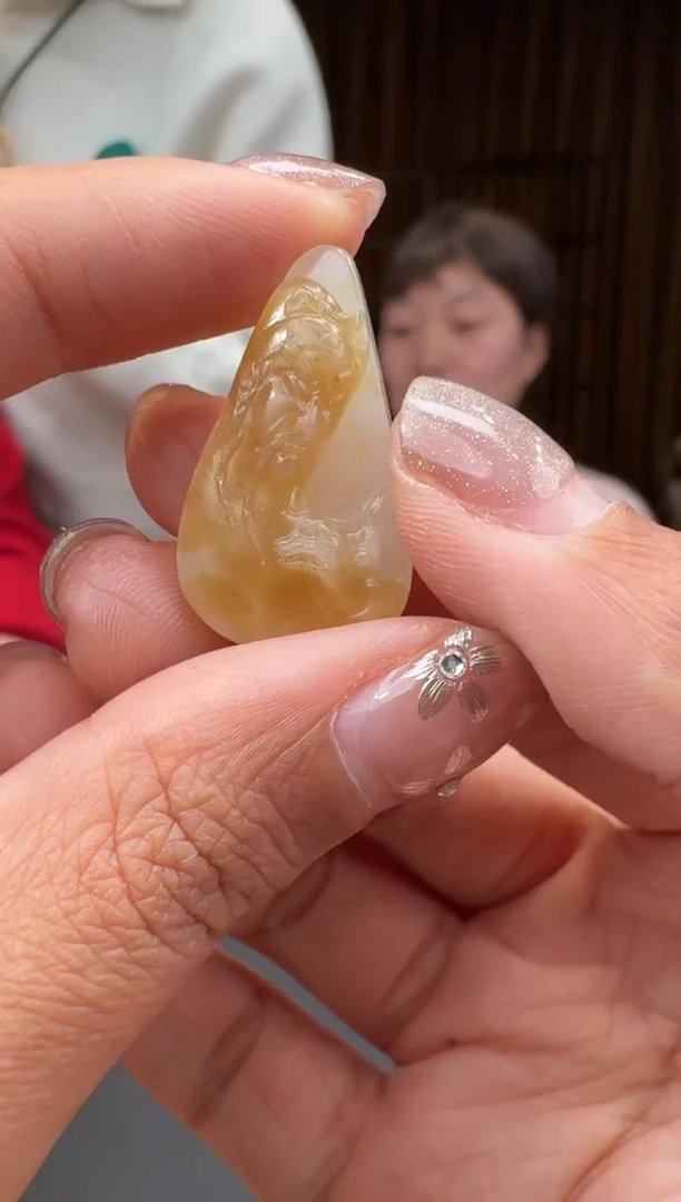 【闪购商品】和田玉43未镶嵌1.29门丽