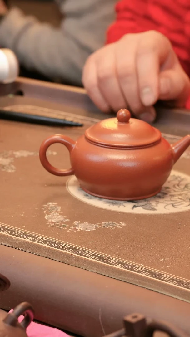 【闪购商品】紫砂茶叶盒=喀左紫砂原矿手工制作-