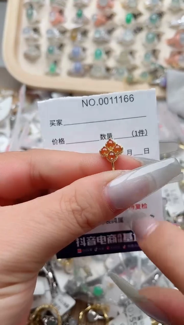 【闪购商品】翡翠戒指银S925镶嵌、