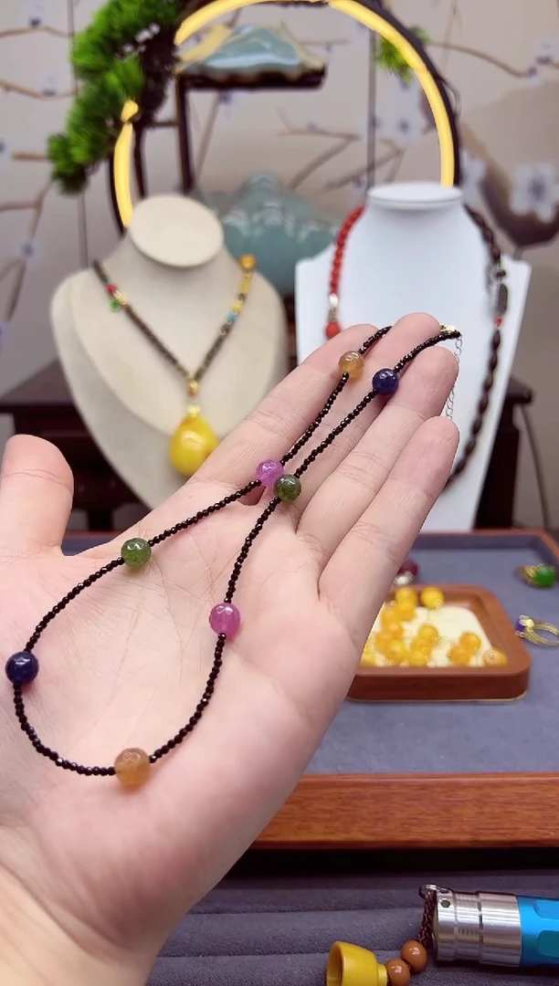 【闪购商品】碧玺颈饰14K金镶嵌x662`````