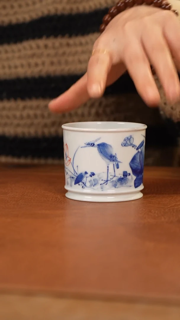 【闪购商品】杯融博花鸟容天杯