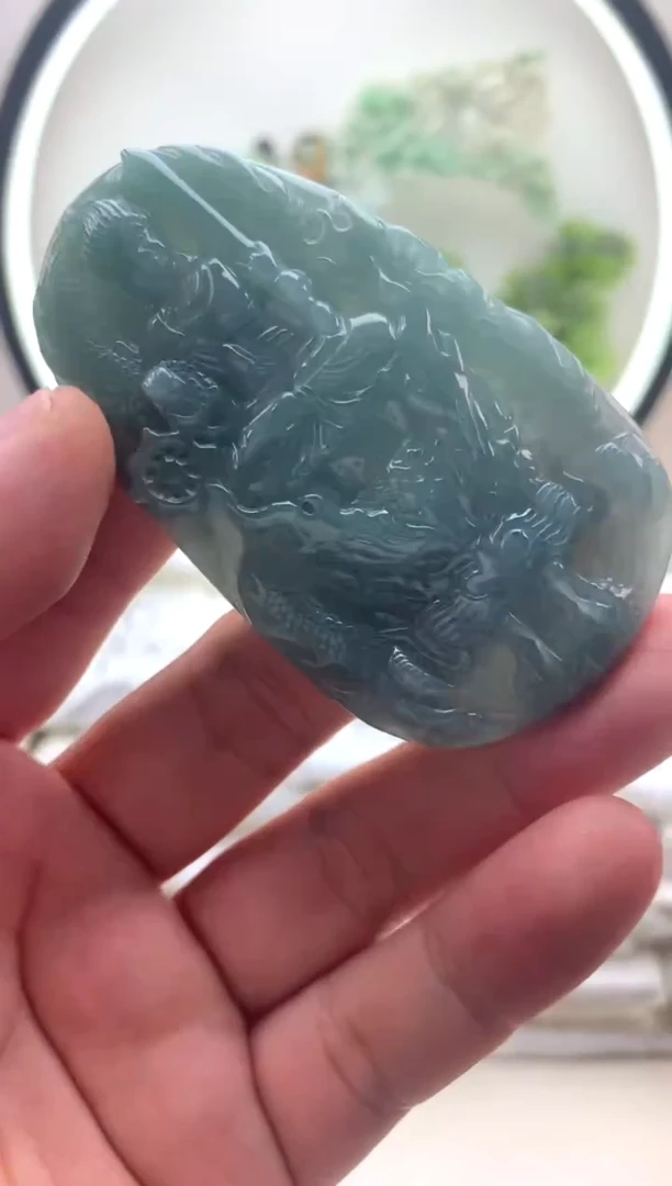 颈饰未镶嵌翡翠不动明王