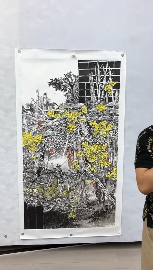 纸本1于子钦老师国画作品