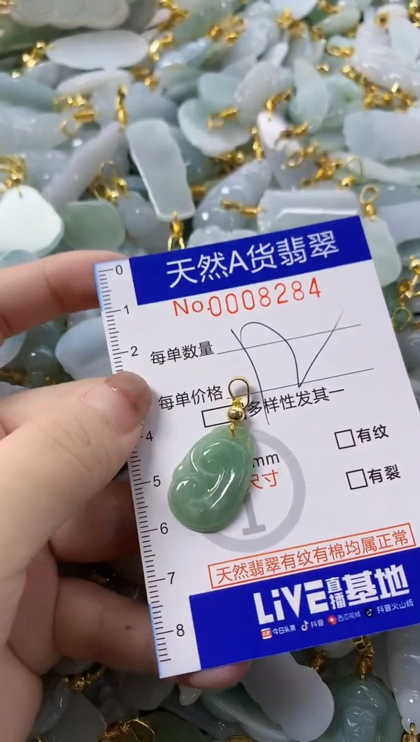 颈饰未镶嵌翡翠天然A货翡翠