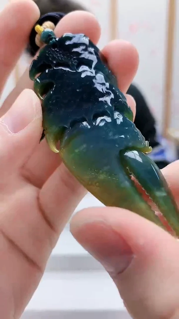未镶嵌定制翡翠5163bb-毛货挂件14