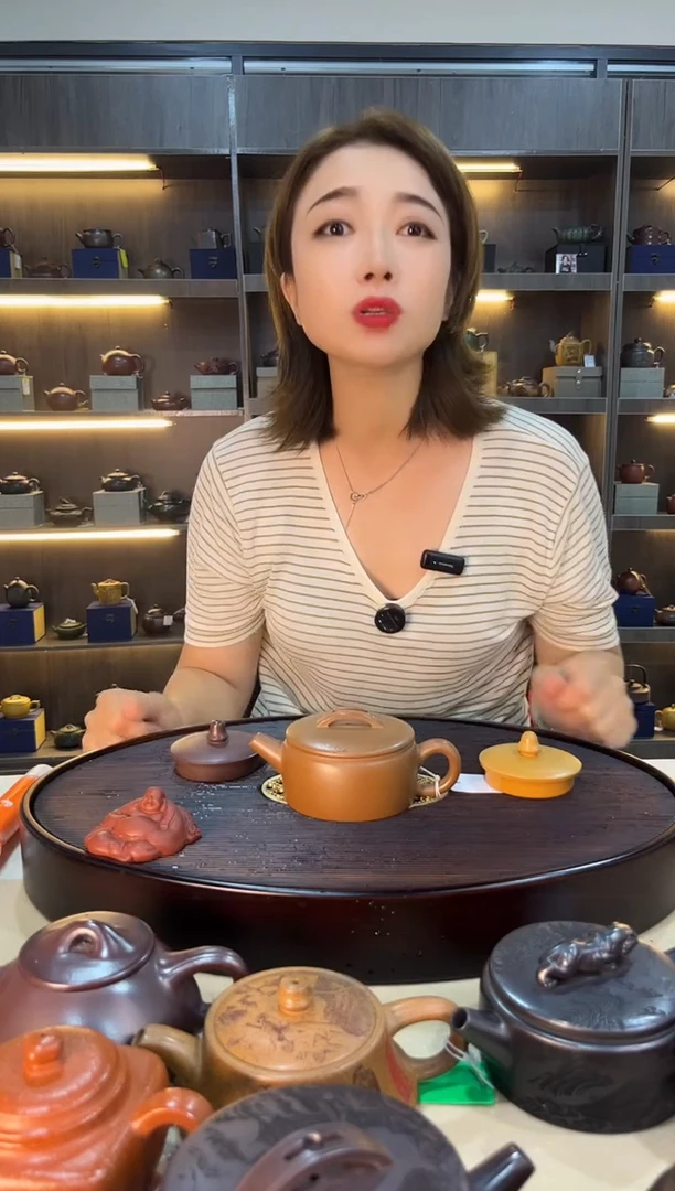 茶壶紫砂光器大口汉瓦 深井老段泥