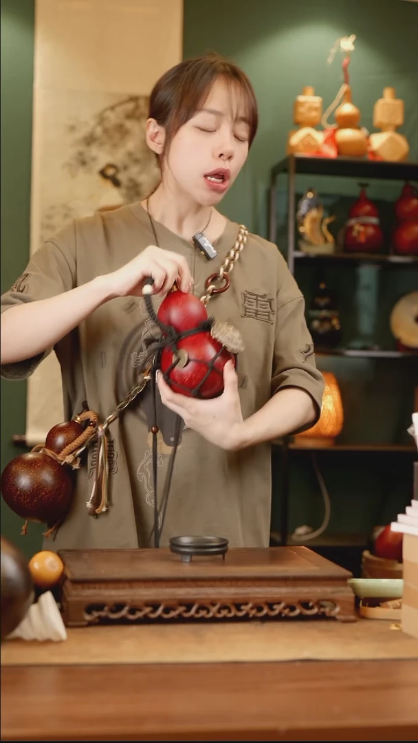 330号精品天然大漆酒葫芦一物一拍~