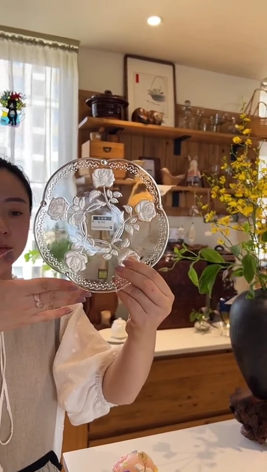 茶道摆件0000浮雕盘子中盘福利6341