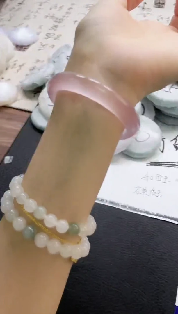 未镶嵌手镯石英质玉282-54