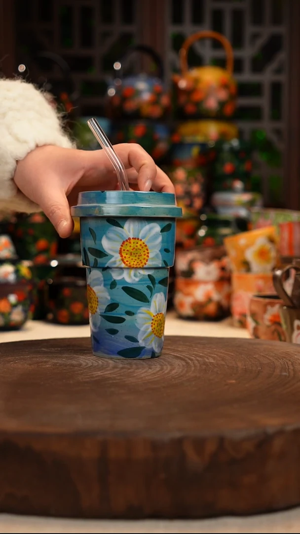 油画 手绘 釉下彩