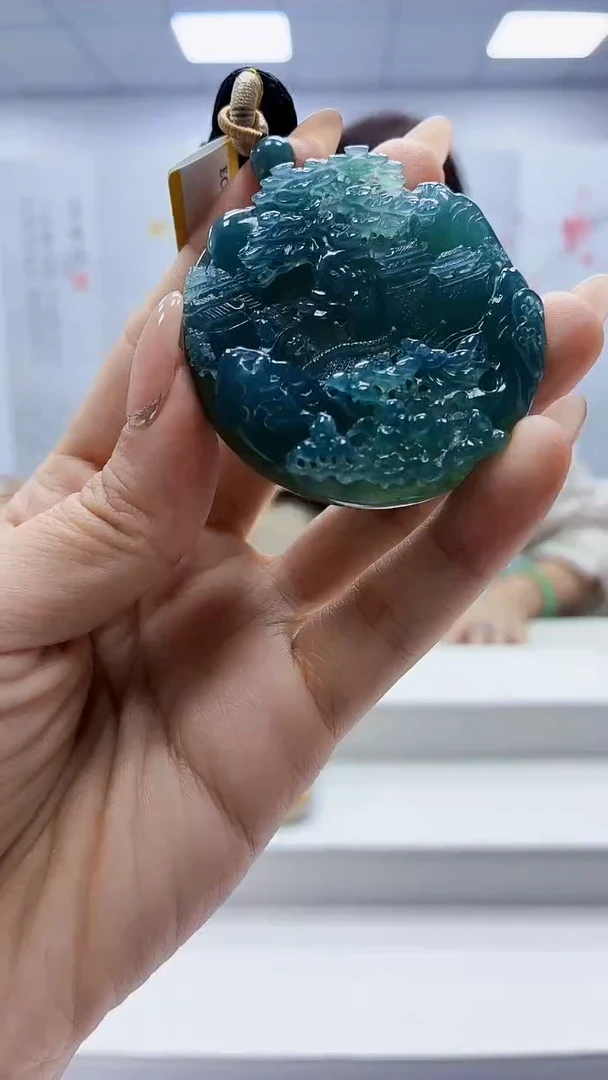未镶嵌定制翡翠3099ty-毛货挂件94