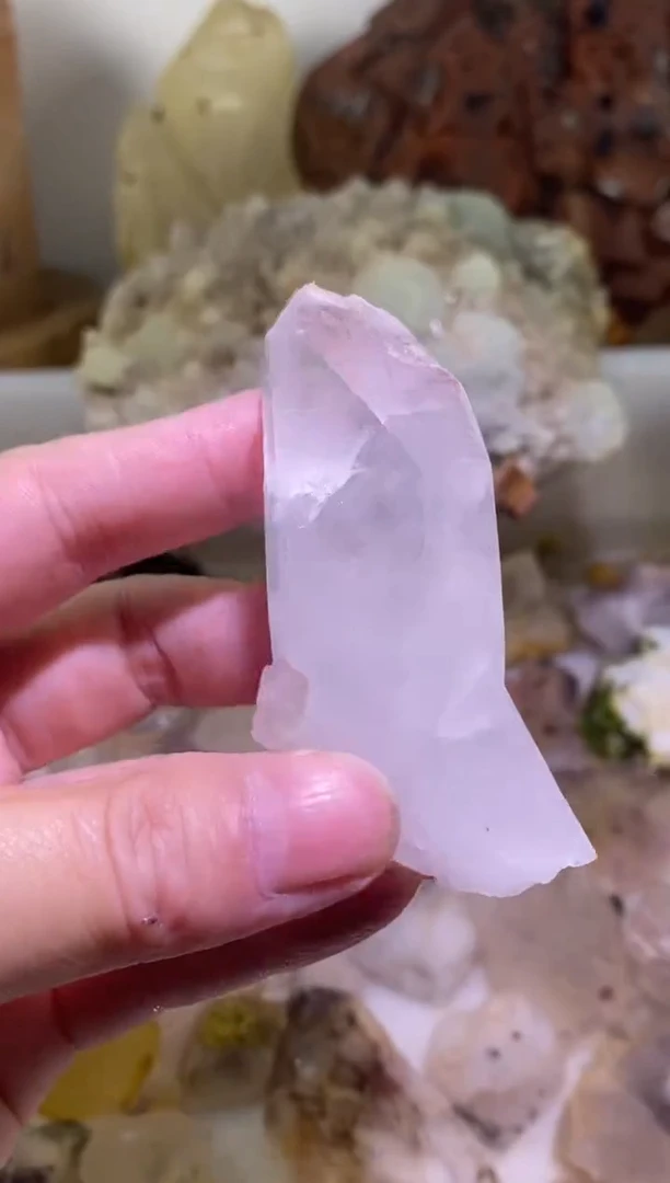 未镶嵌珠宝半成品水晶108号四川美姑超七花园水晶