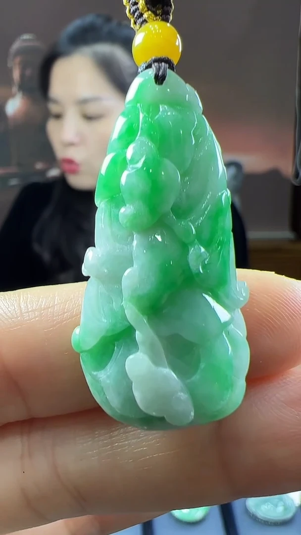 未镶嵌挂件翡翠白菜