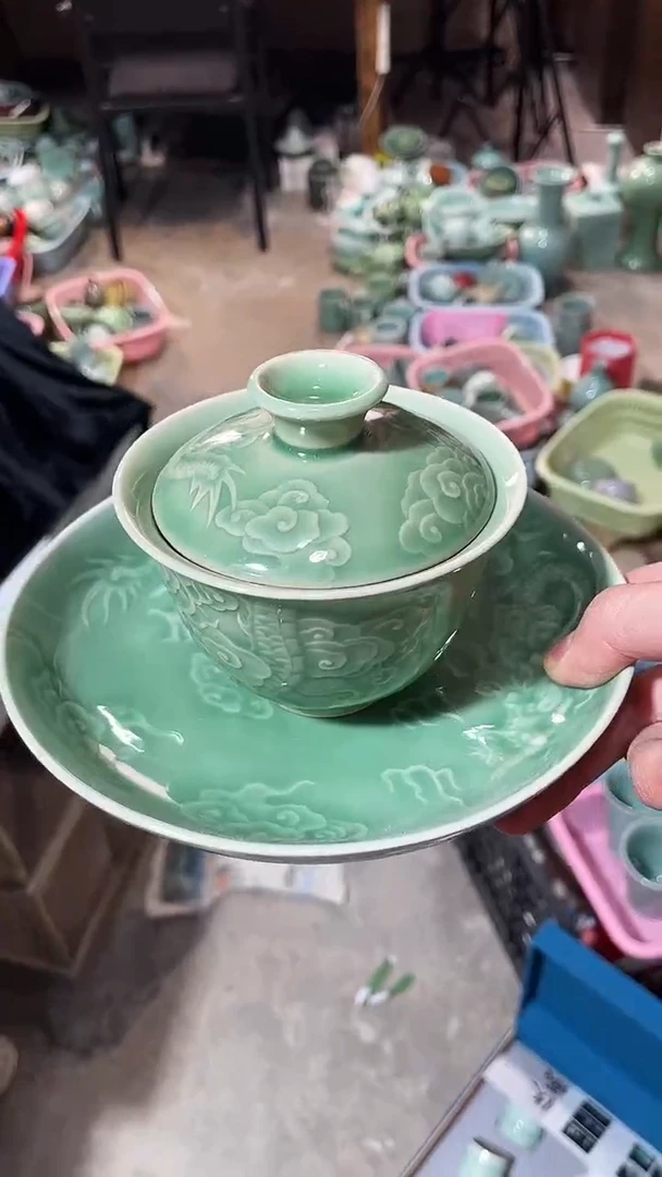 【闪购商品】特价福利 微瑕 慧仙青瓷