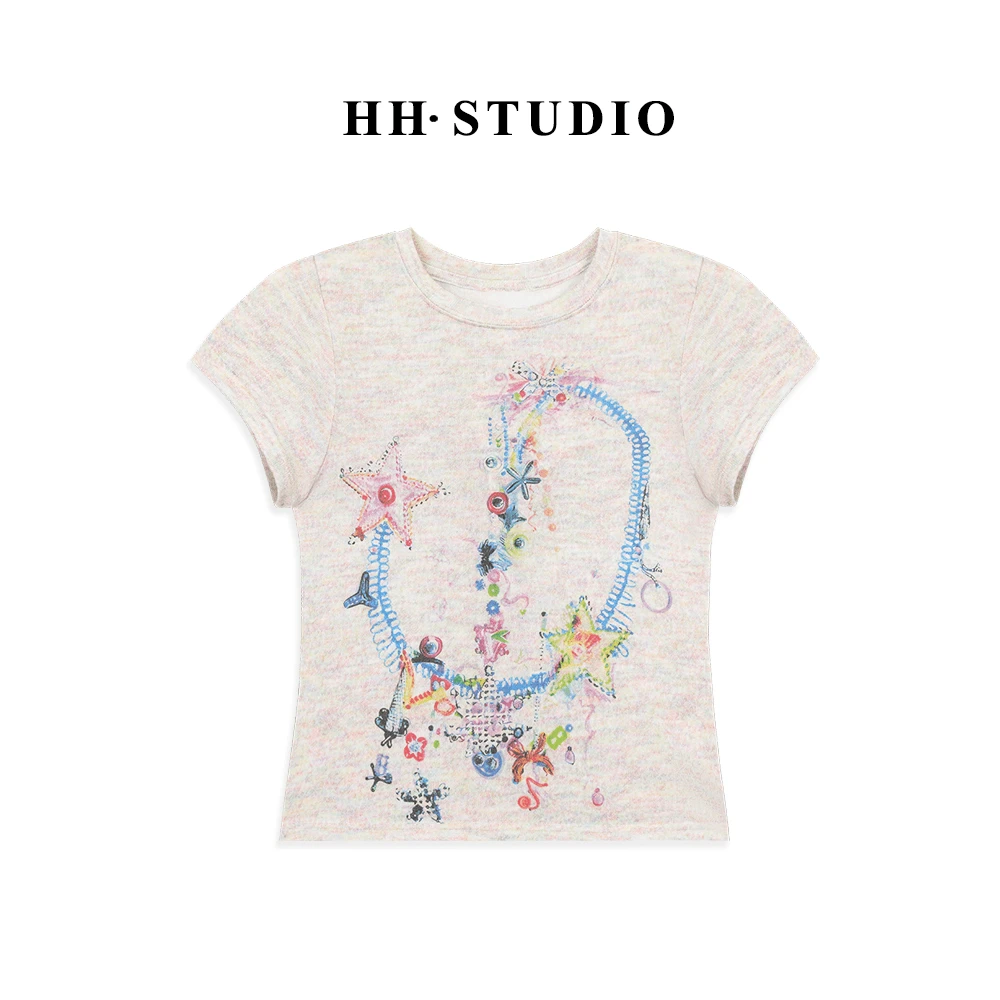 【LIbaibai】短袖T恤女夏季时尚百搭休闲洋气上衣DD-0002