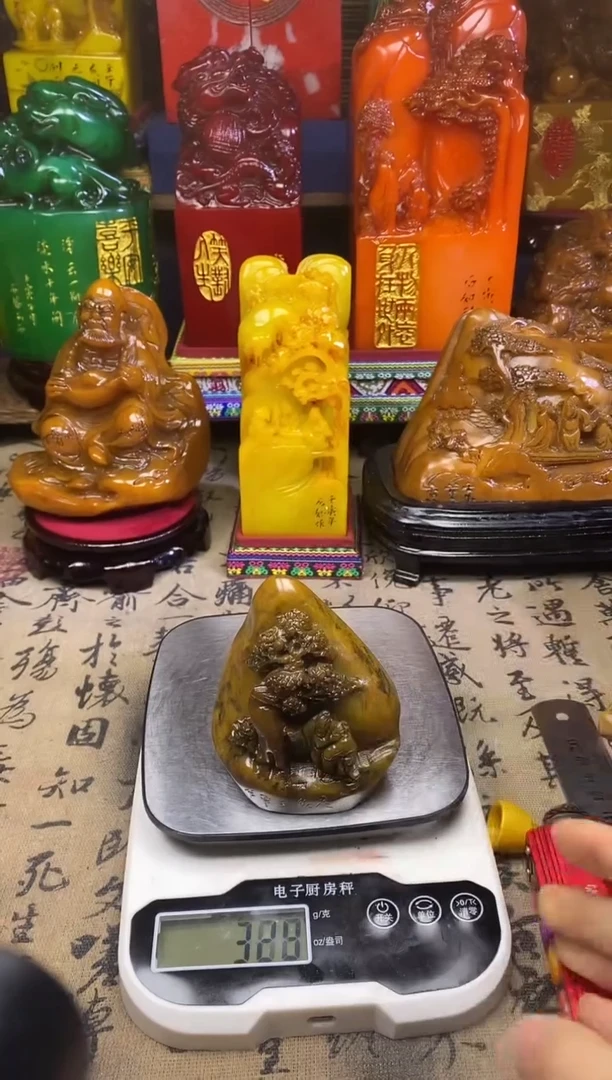 寿山石印石纯天然篆刻石料