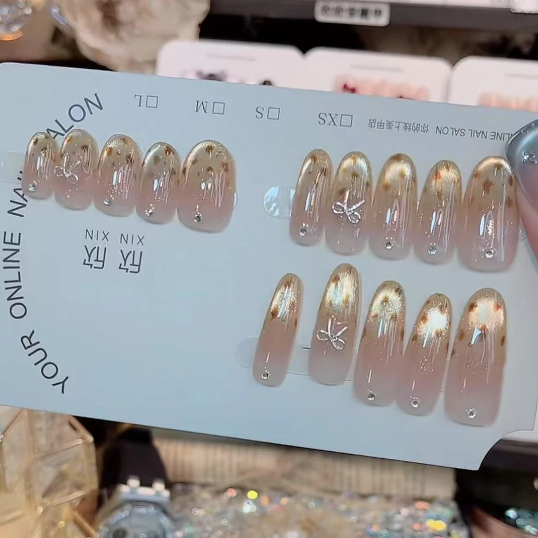 金豹- painted clear bow 纯手工穿戴甲 10片装