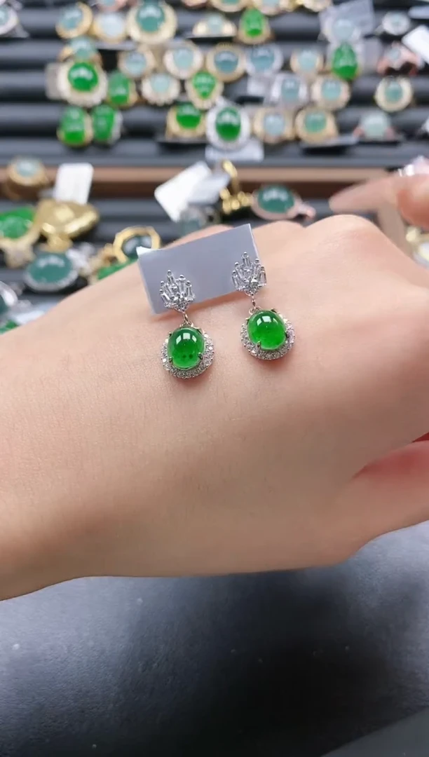 【闪购商品】翡翠戒指银S925镶嵌51511