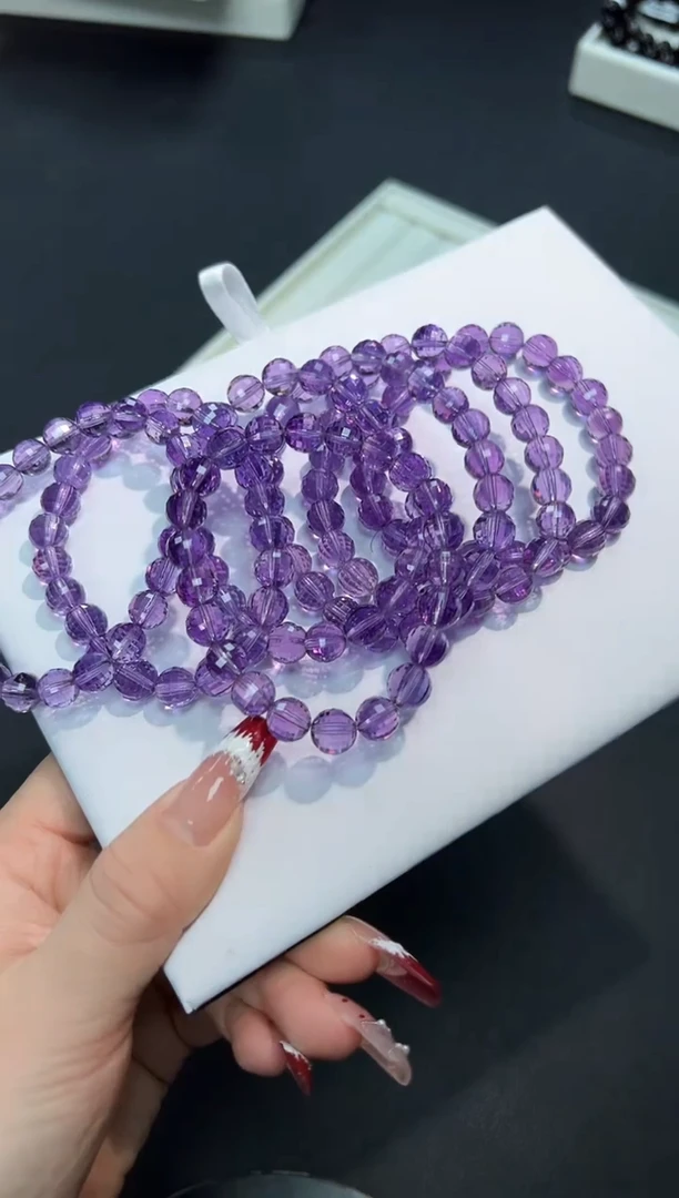 【闪购商品】水晶手串未镶嵌39F多样性发其一/1条8mm默认微瑕