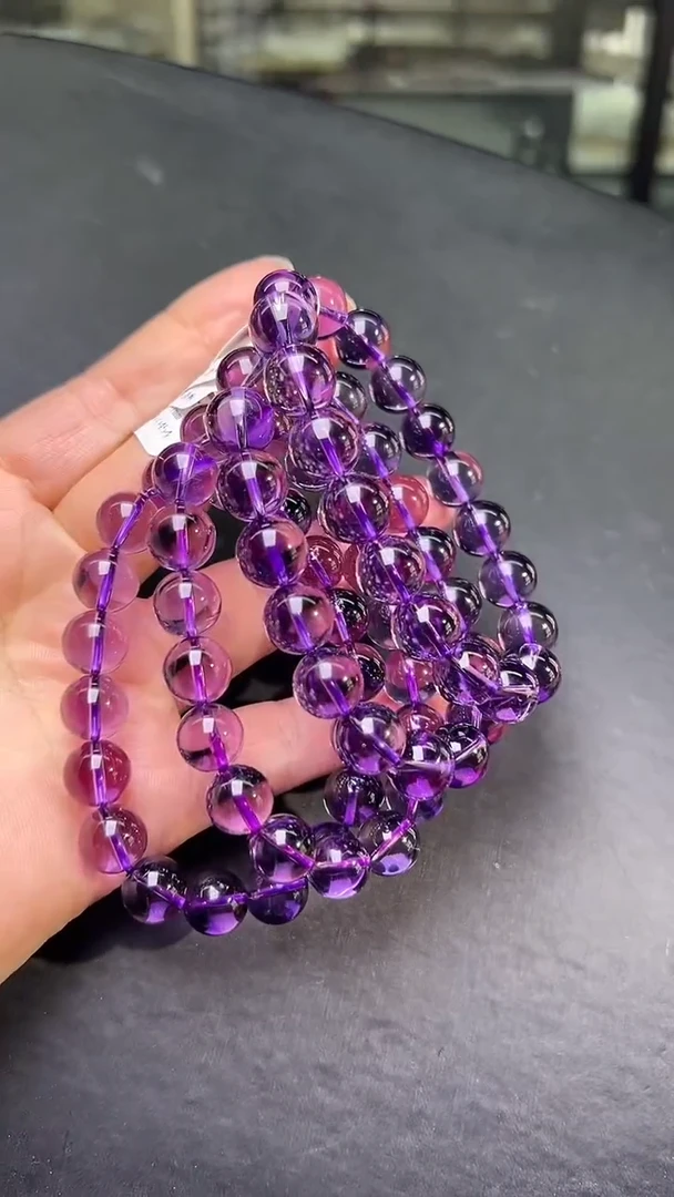 未镶嵌手串水晶多样性发一 紫水晶手串11mm+ JP57594