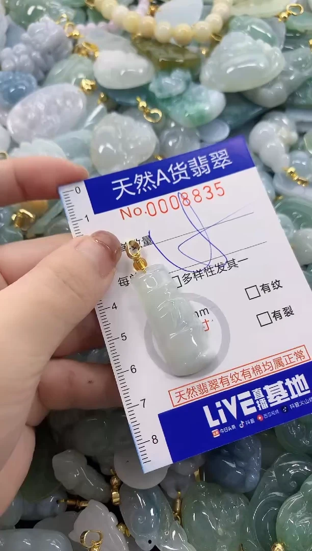颈饰未镶嵌翡翠天然A货翡翠