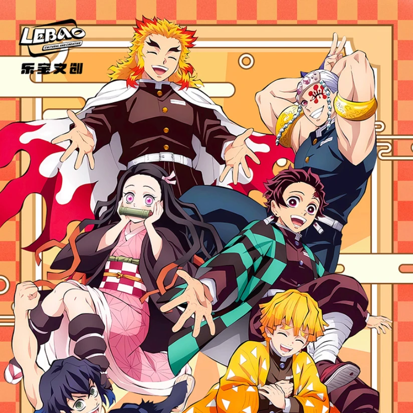 【蜜蜜浮浮1K4】乐宝文创-鬼灭之刃第一弹无限的羁绊卡牌盲盒收藏