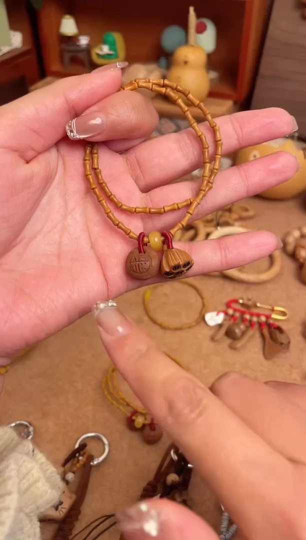 竹节手串一物一拍双圈好运连连