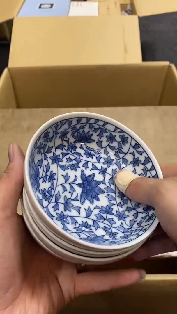 【闪购商品】碟T中古商品瑕疵杯碟4个