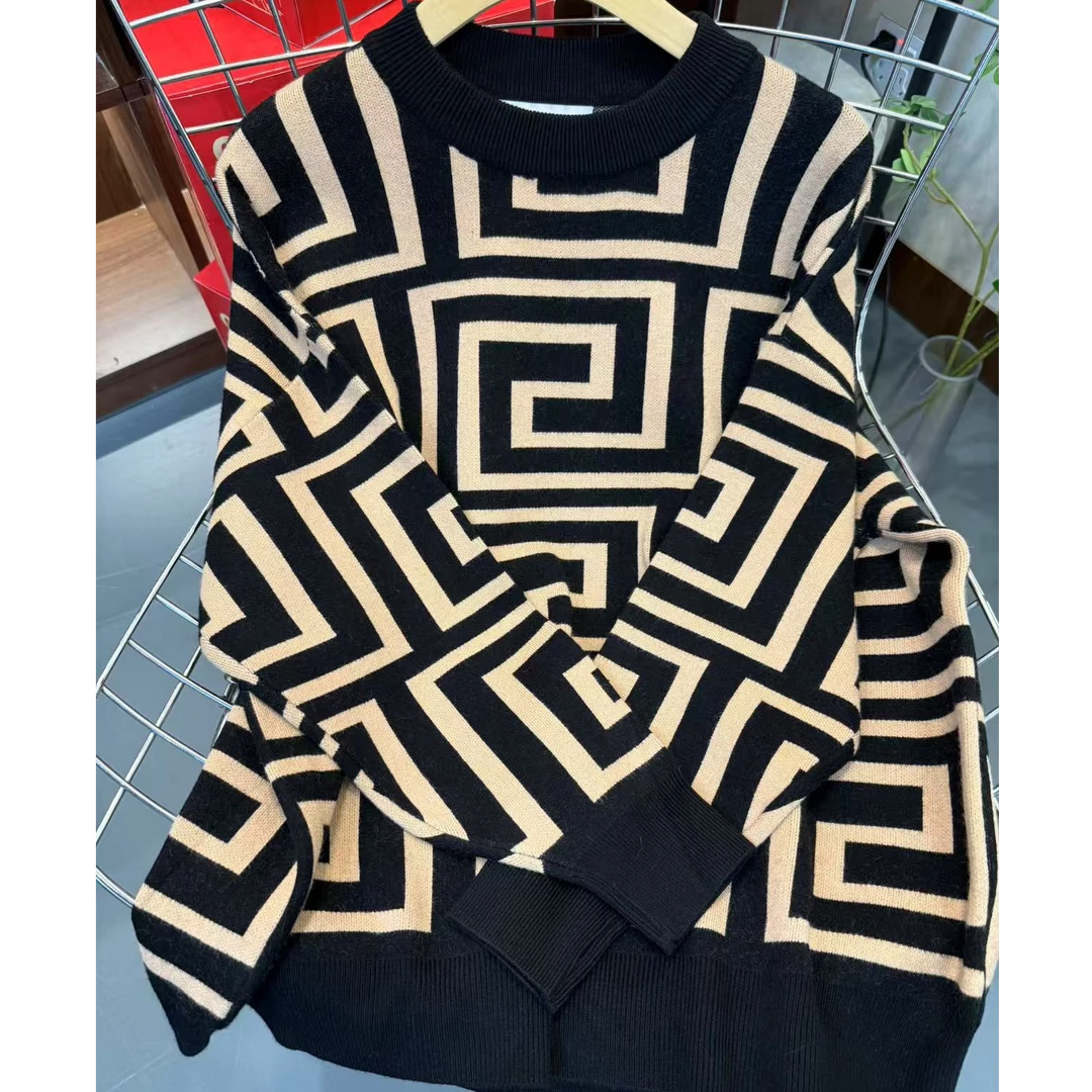 【乔恩清仓】春秋薄款时尚气质针织衫A0590