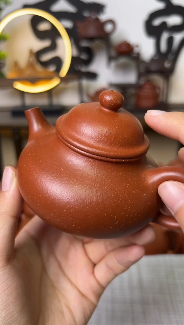 茶壶段泥红降坡容天壶170CC-甘来兵