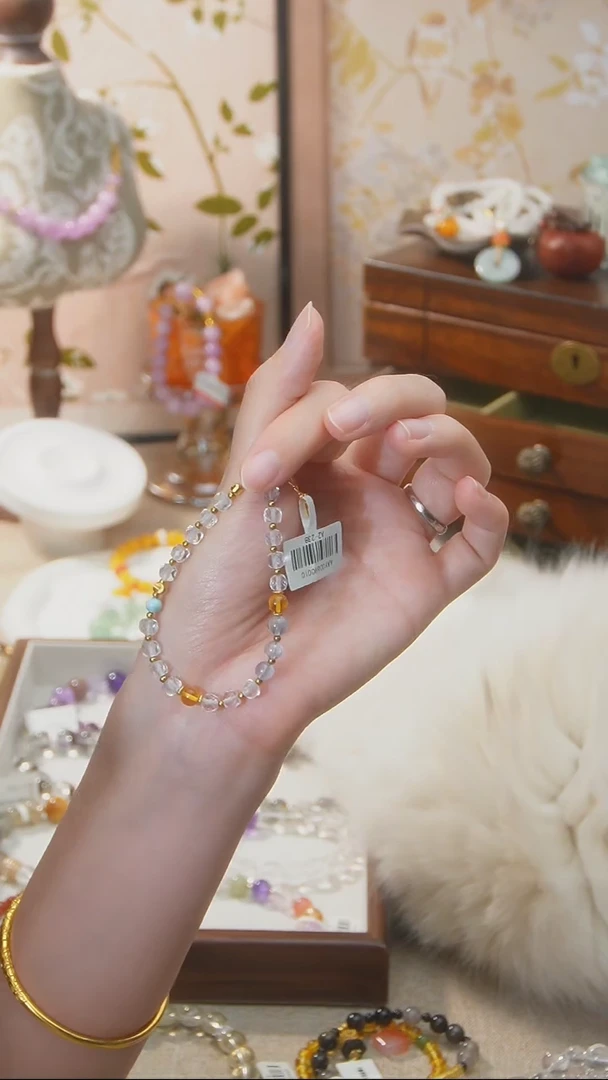 【闪购商品】水晶手链未镶嵌颜色微差多样性发货发其一