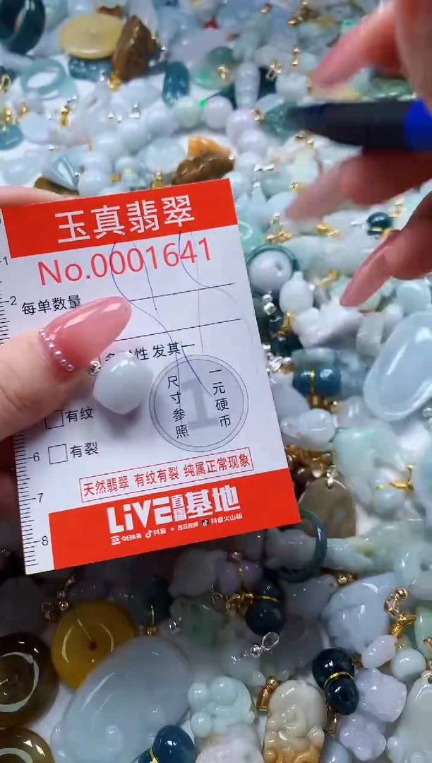 翡翠未镶嵌吊坠(不含链)1641