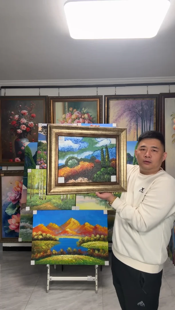 油画闪购纯手绘油画加框