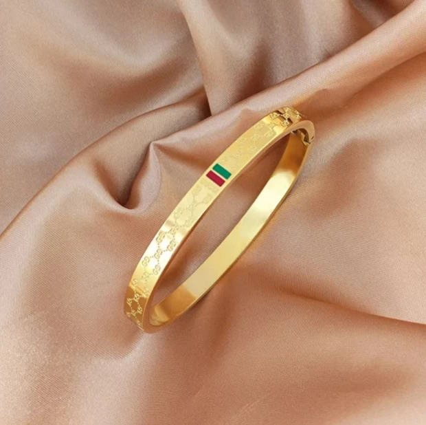 合金手镯 钛钢手镯 手镯新款爆款网红钛钢女款 高级欧美个性经典