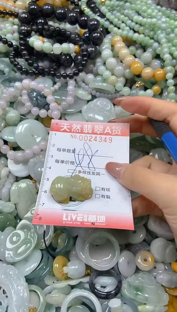 翡翠未镶嵌颈饰闪购0024349多样性发其一