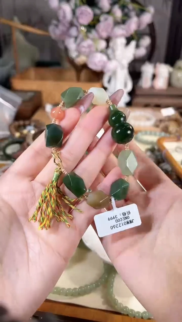 未镶嵌手链和田玉多样性发其一孤品默认微瑕