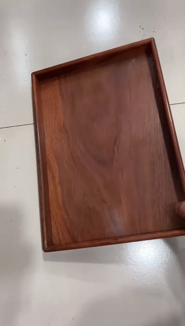 木花梨木素面茶盘128