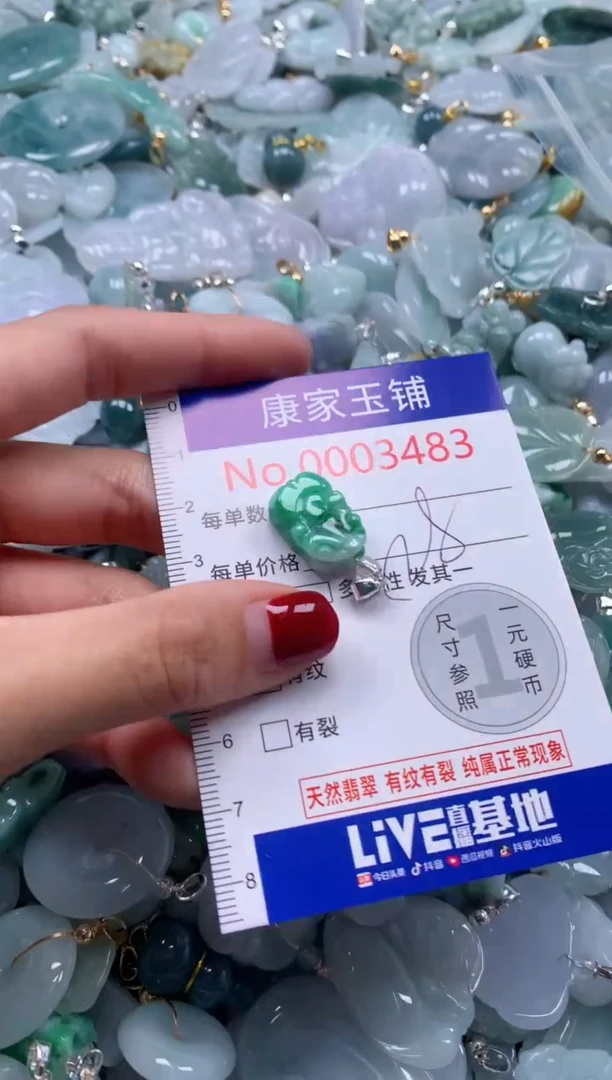 颈饰未镶嵌翡翠3483