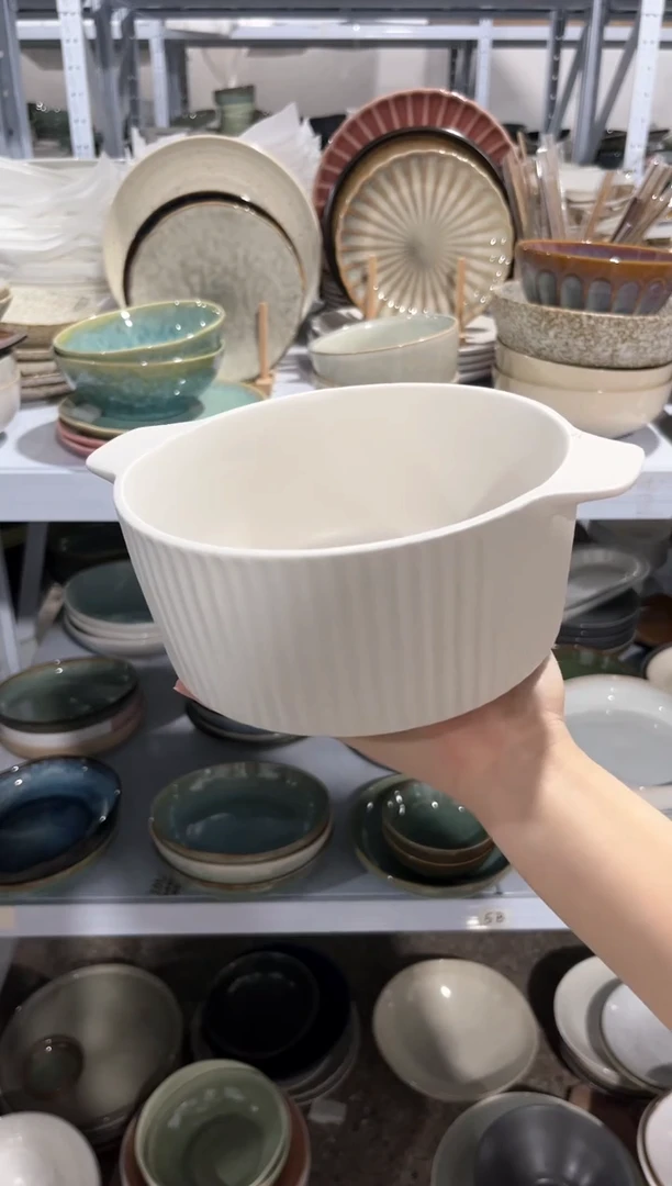 【闪购商品】瓷片外贸尾货瑕疵满20包邮X 哑光双耳