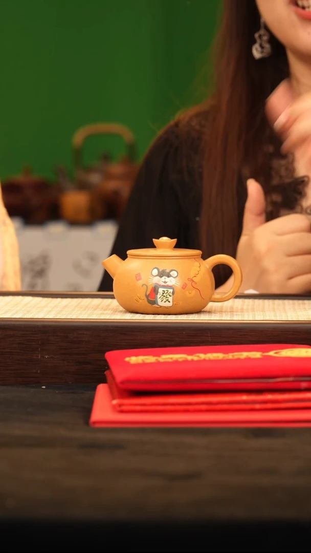 茶壶紫砂YF福在眼前 段泥