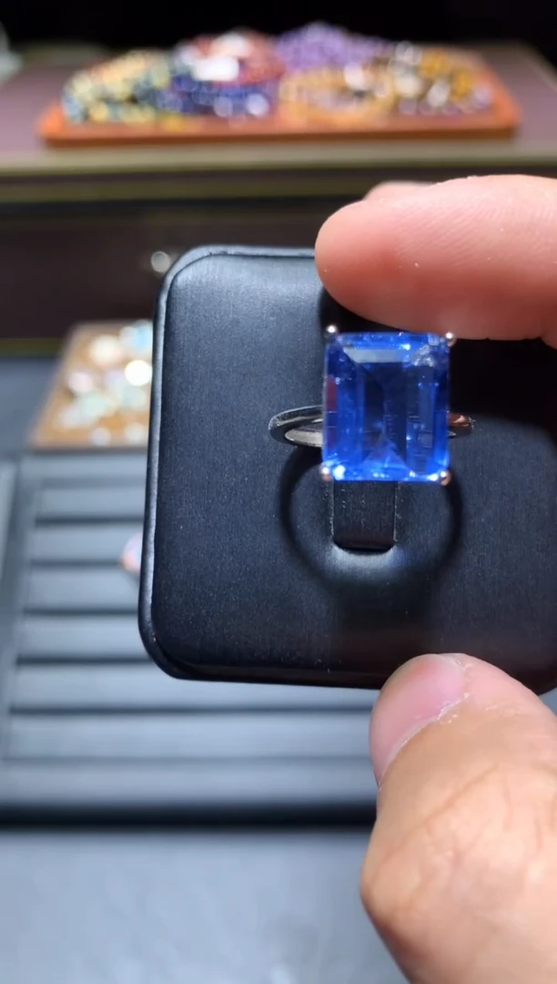 【闪购商品】萤石戒指未镶嵌W79  (随机性发货只发一单)